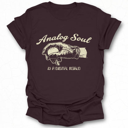 Analog Soul in a Digital World Graphic Tee product