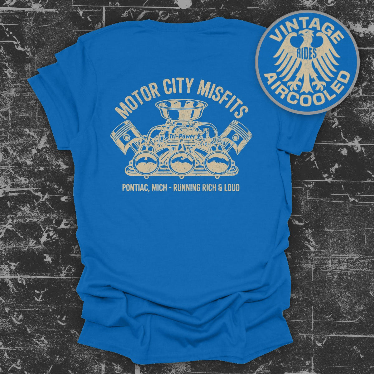 Motor City Misfits Running Rich and Loud T-shirt