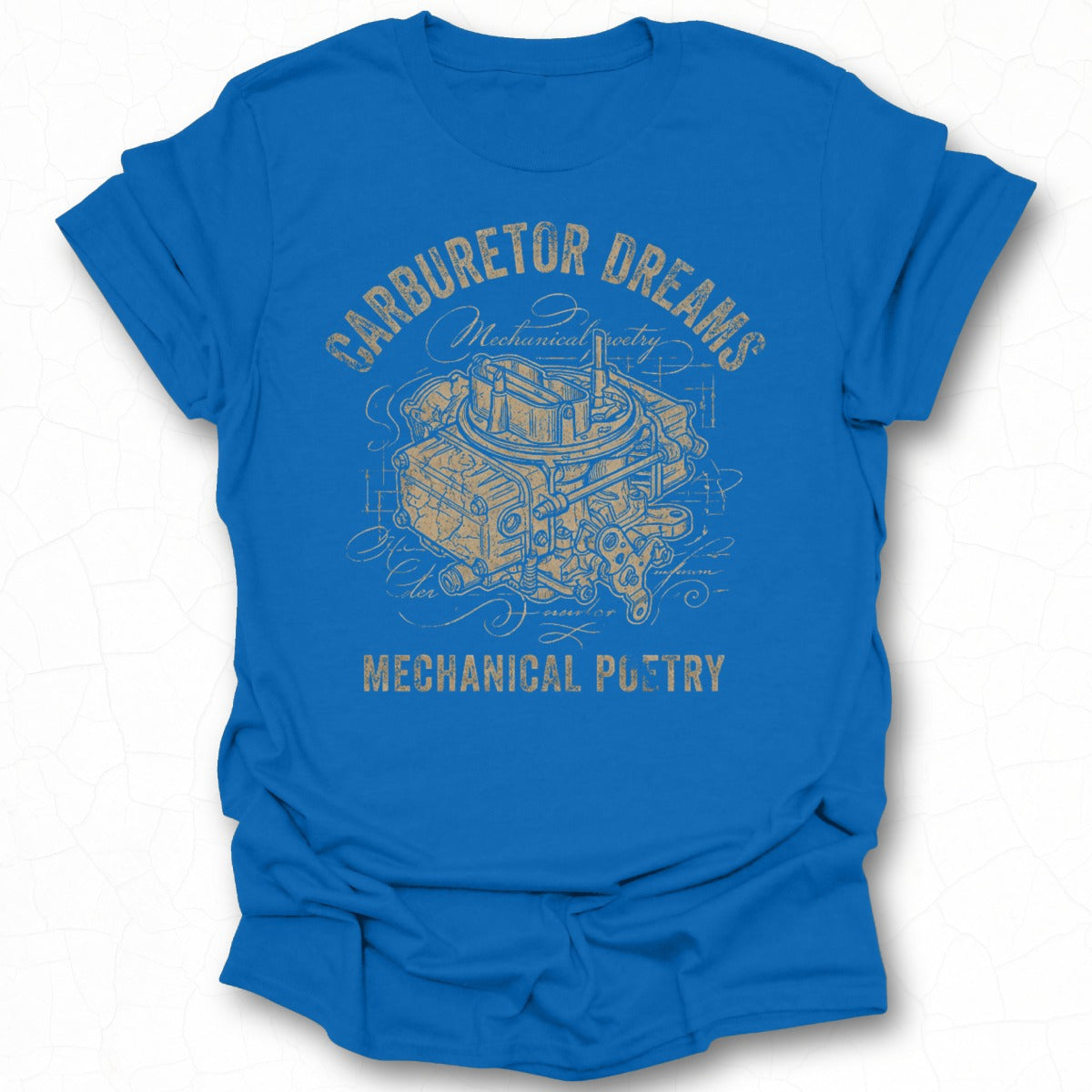 Carburetor Dreams Mechanical Poetry T-shirt