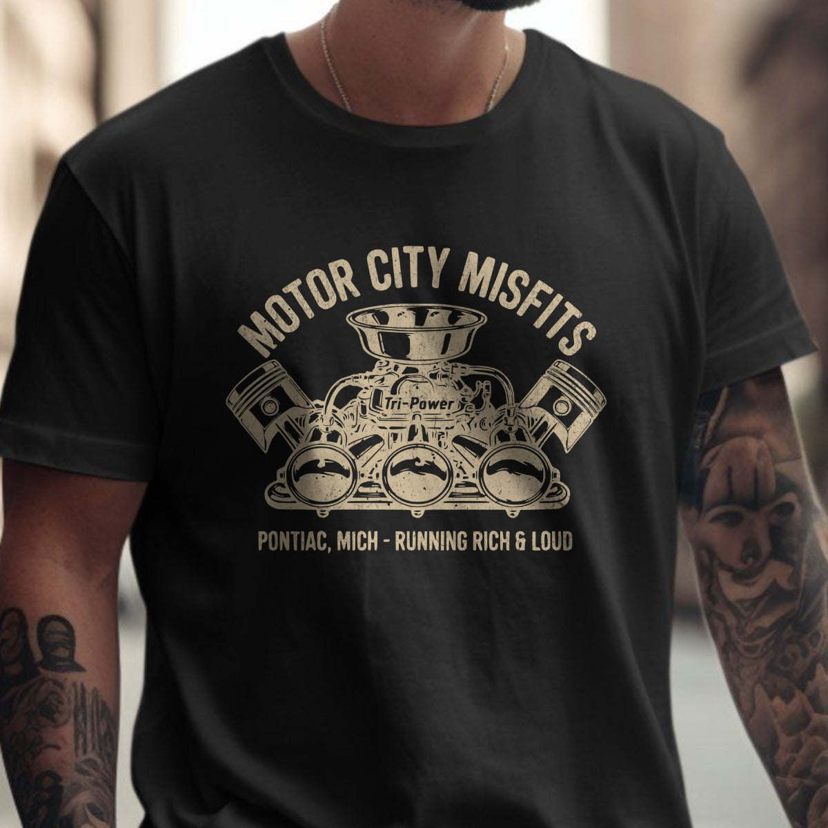 Motor City Misfits Running Rich and Loud T-shirt