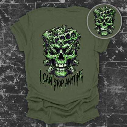 I Can Stop Anytime Skull Graphic Tee Product