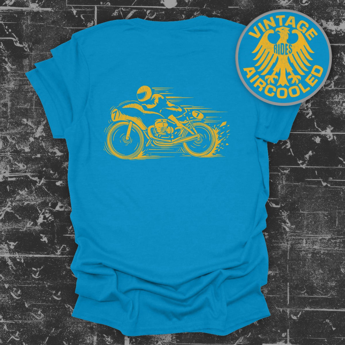 Vintage Aircooled Rider Graphic Tee Shirt product type