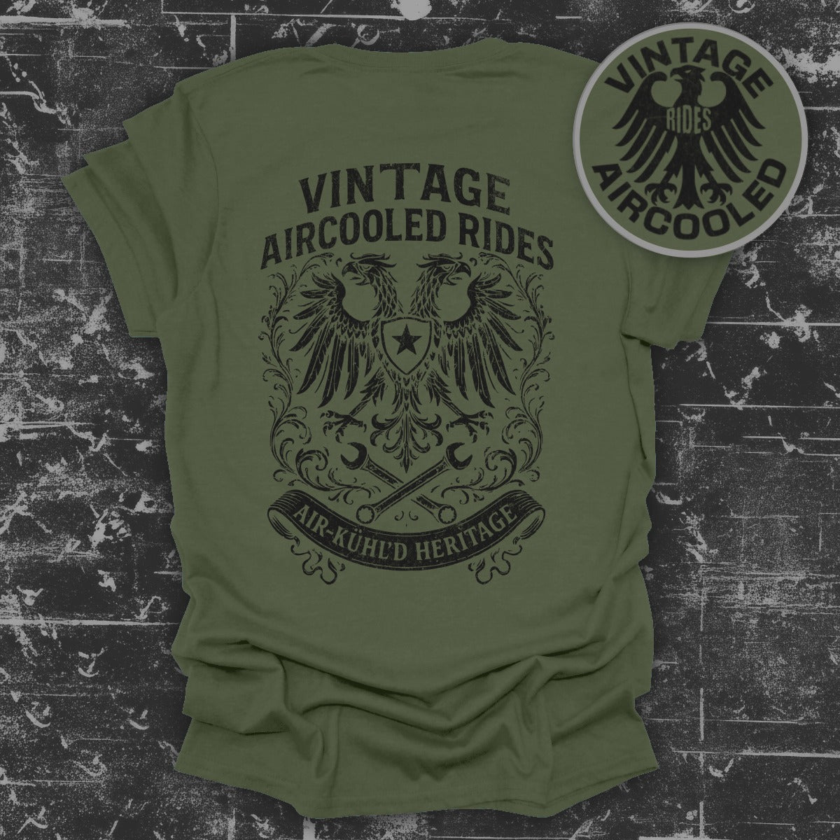 Vintage Aircooled Rides Air-Kuhl'd Heritage Shirt