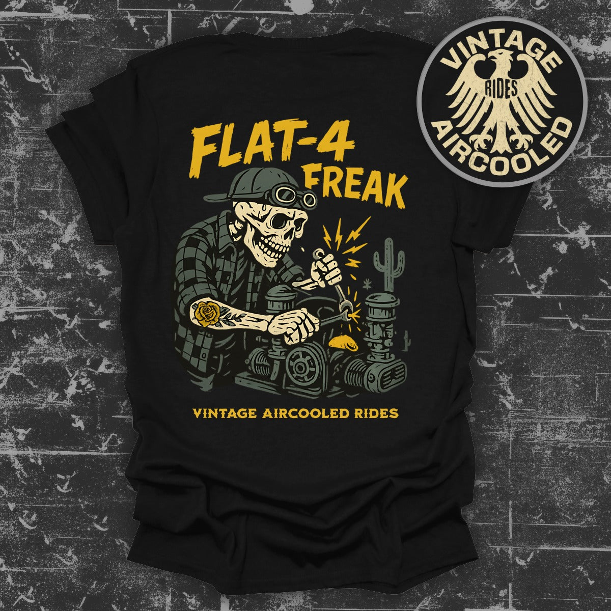Flat-4 Freak Vintage Aircooled Rides T-Shirt product