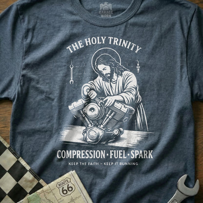 THE HOLY TRINITY COMPRESSION FUEL SPARK KEEP THE FAITH product type