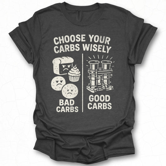 Choose Your Carbs Wisely Graphic T-Shirt Product