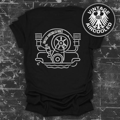 Classic Aircooled Engine Graphic Tee Vintage Apparel