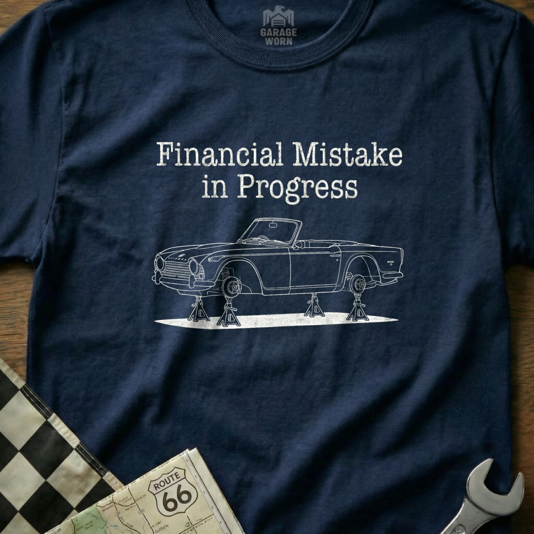 Financial Mistake In Progress Classic Car T-Shirt