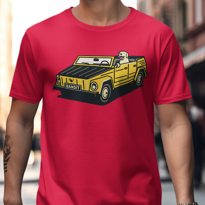 Classic Red T-Shirt with Vintage Car Graphic product type