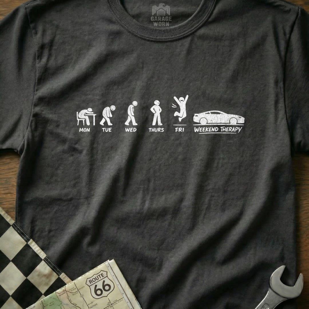Funny Weekend Therapy Days of the Week T-Shirt
