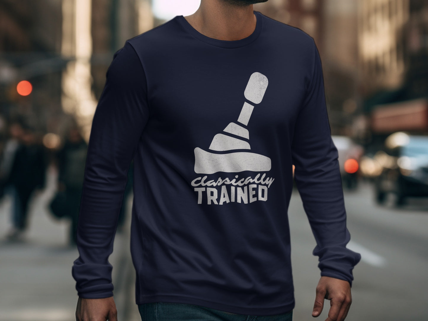 Classically Trained Long Sleeve Shirt with Unique Design