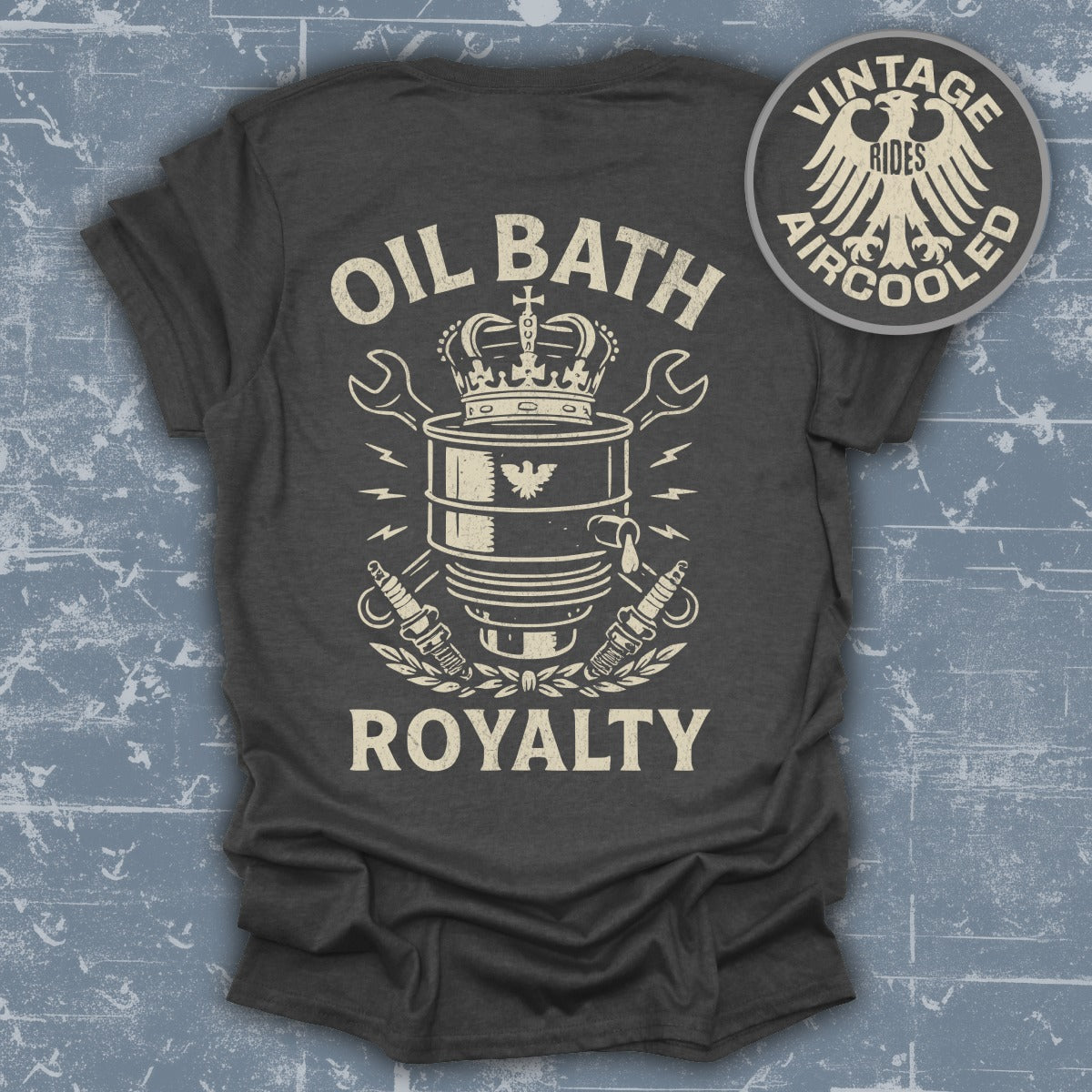Oil Bath Royalty Vintage Aircooled T-Shirt product