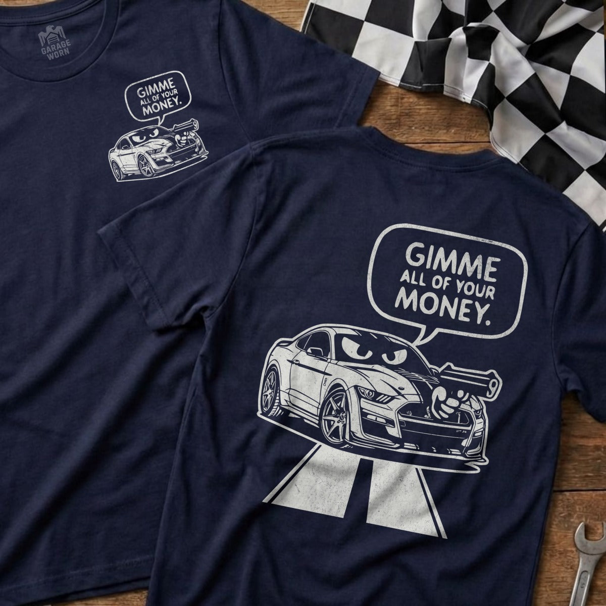 Gimme All Of Your Money Car Graphic Design product type