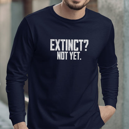 Extinct Not Yet Graphic Long Sleeve Shirt product