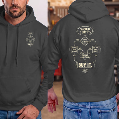 Dark Heather | Front & Back