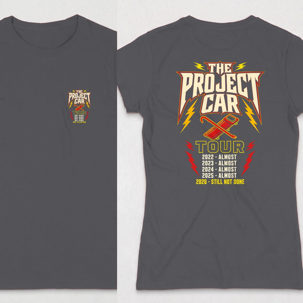 Dark Heather | Front & Back