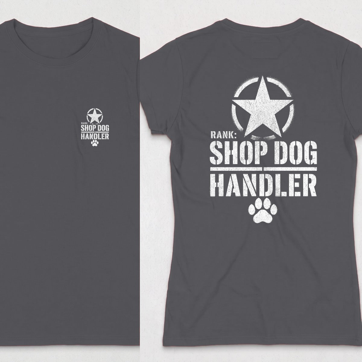 Dark Heather | Front & Back