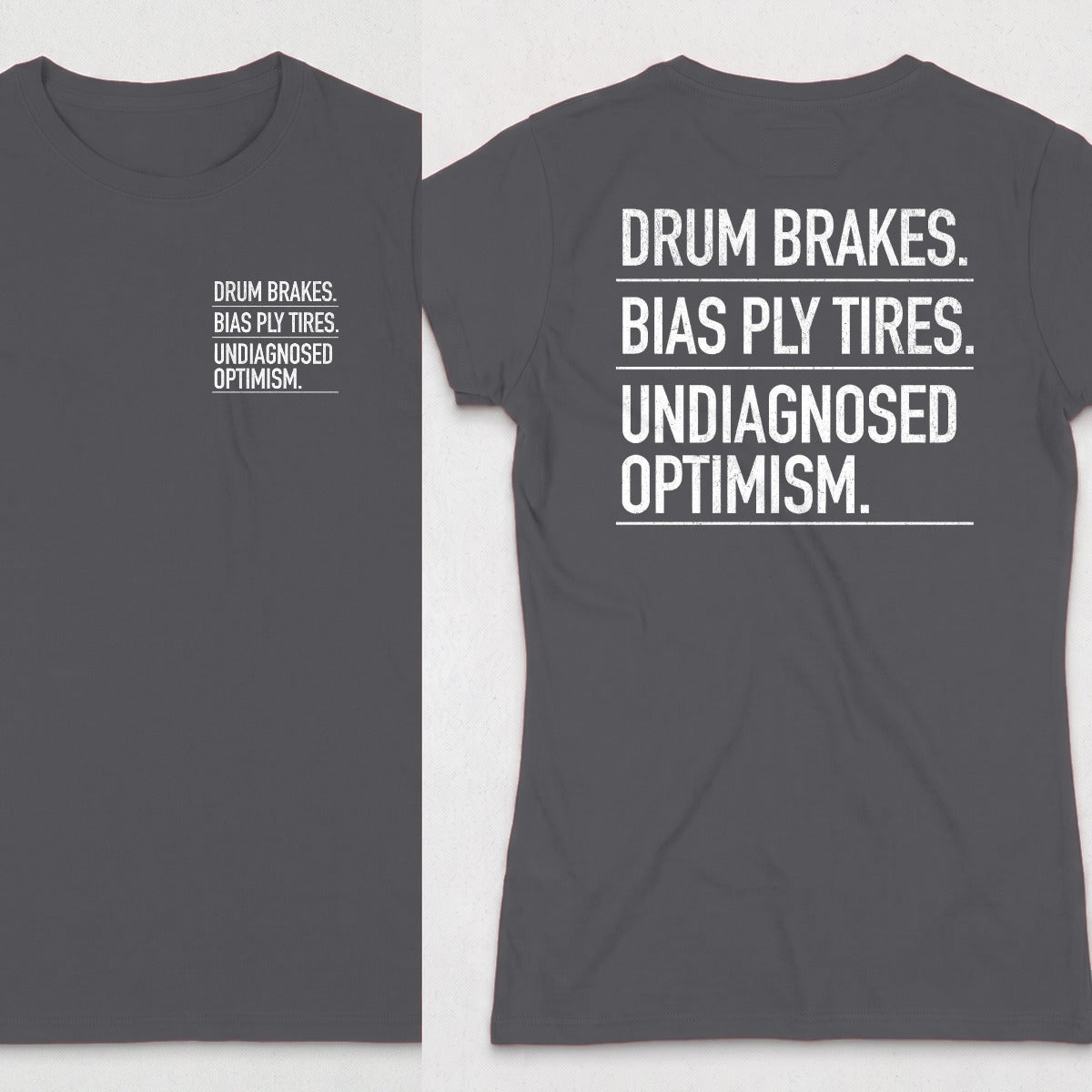 Dark Heather | Left Chest + Back
