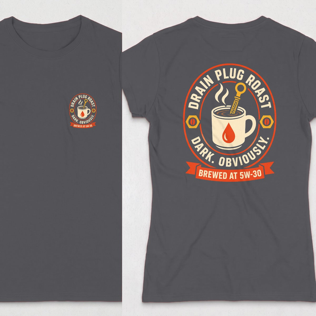 Dark Heather | Front & Back