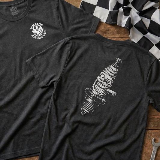 Dark Heather | Left Chest + Back