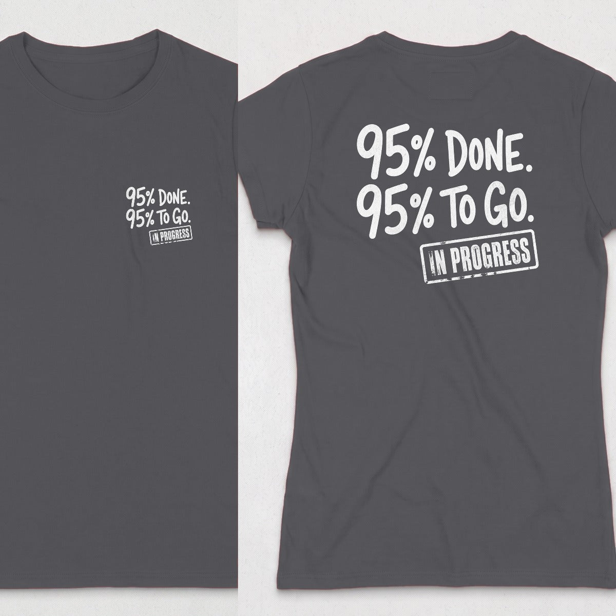 Dark Heather | Front & Back