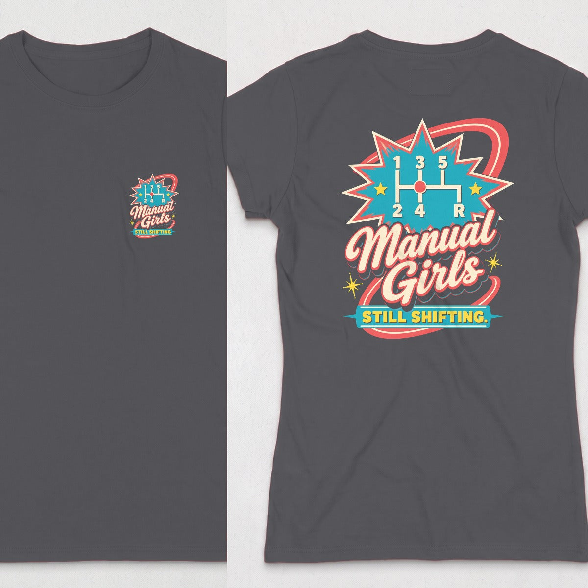 Dark Heather | Front & Back