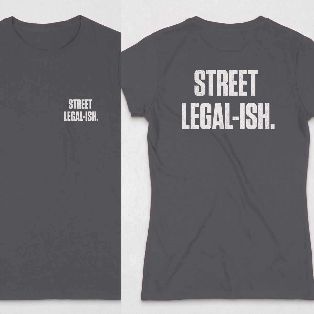 Dark Heather | Front & Back