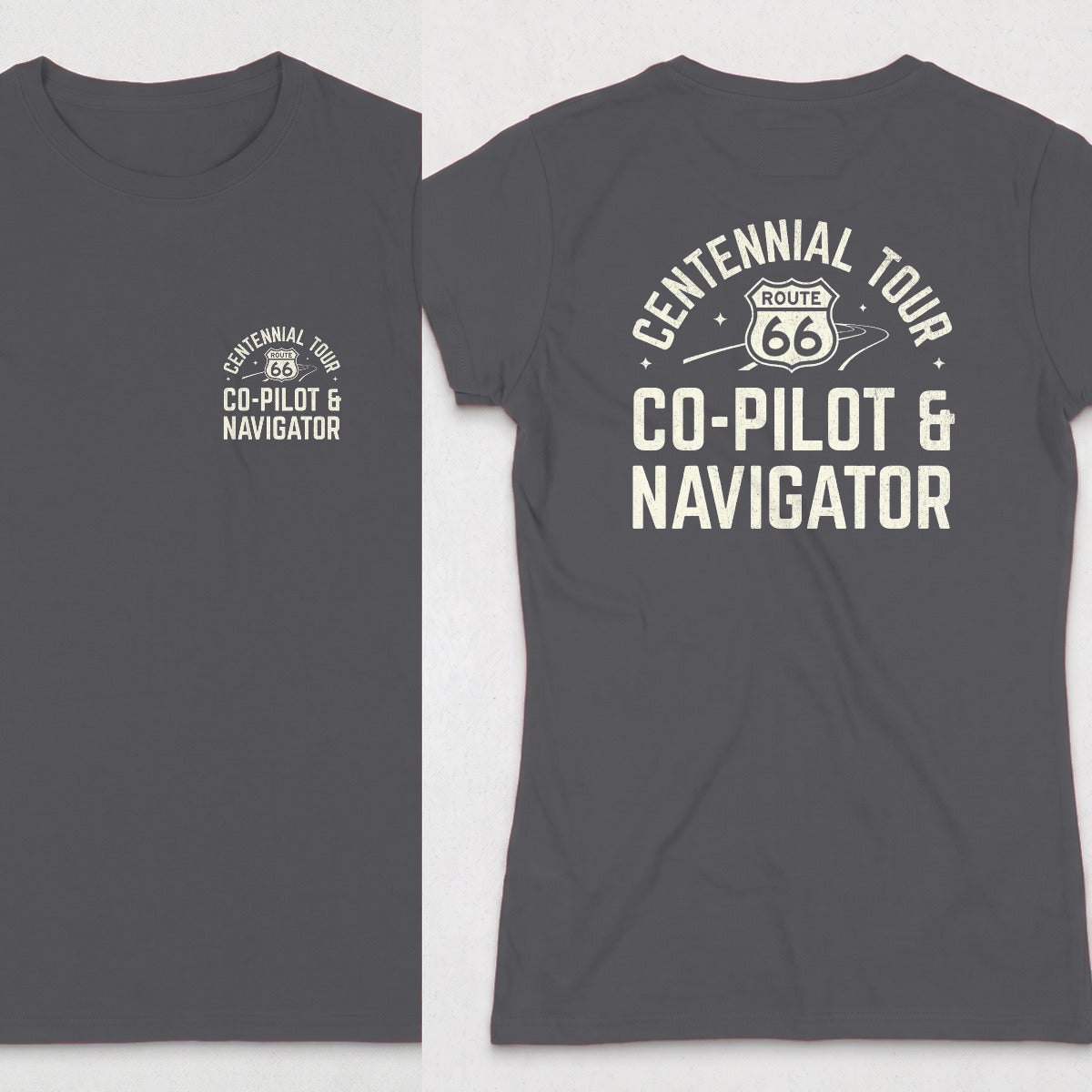Dark Heather | Front & Back
