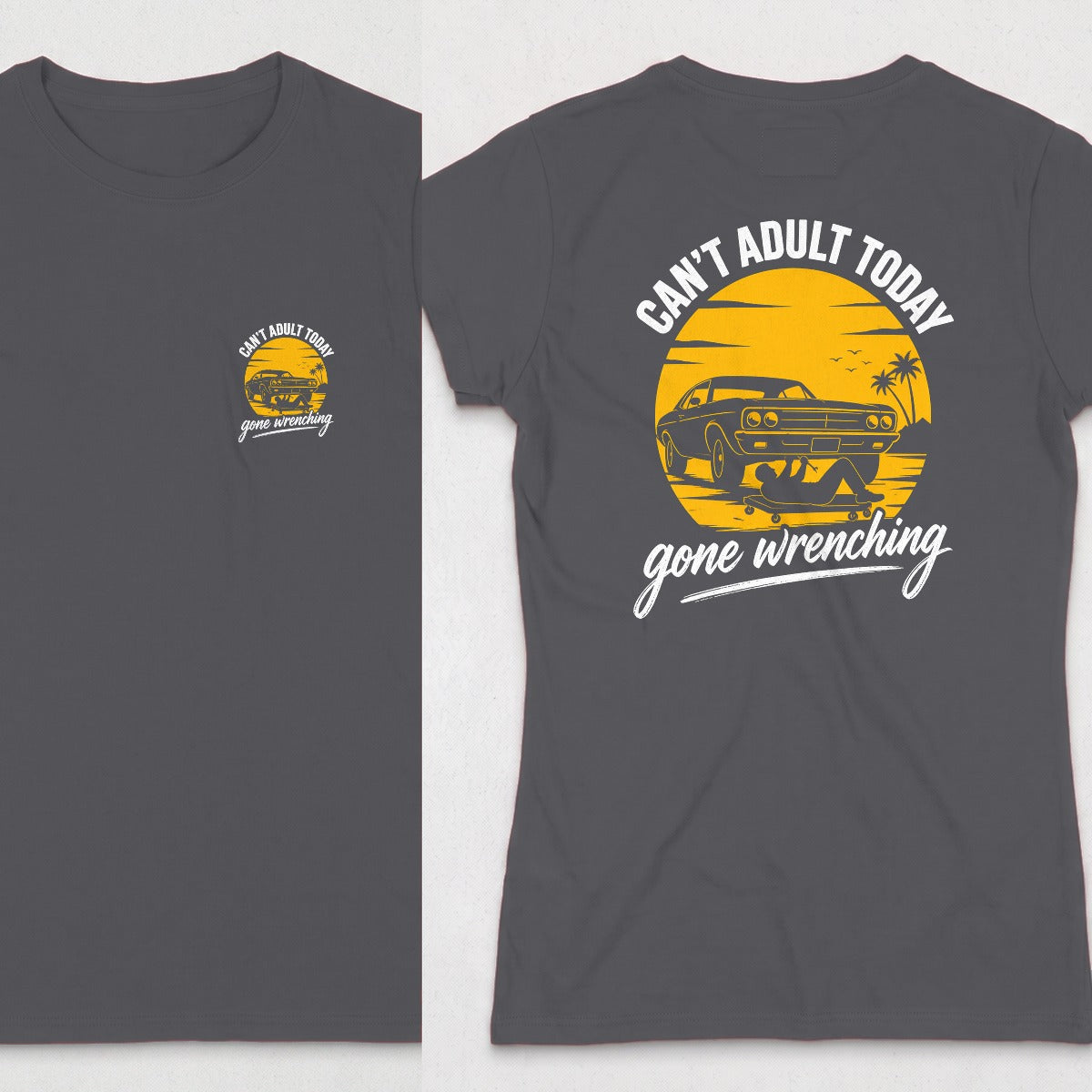 Dark Heather | Front & Back