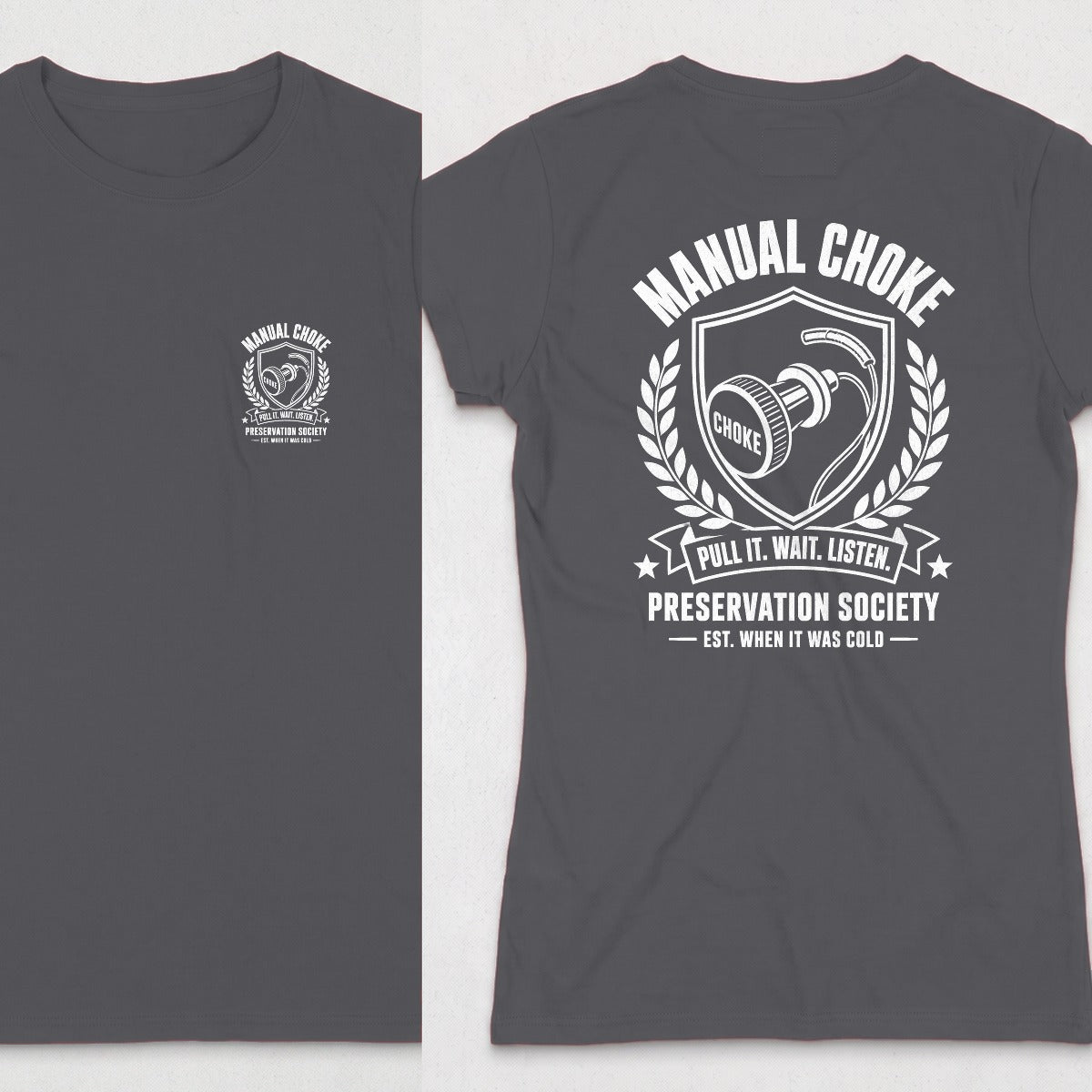 Dark Heather | Front & Back