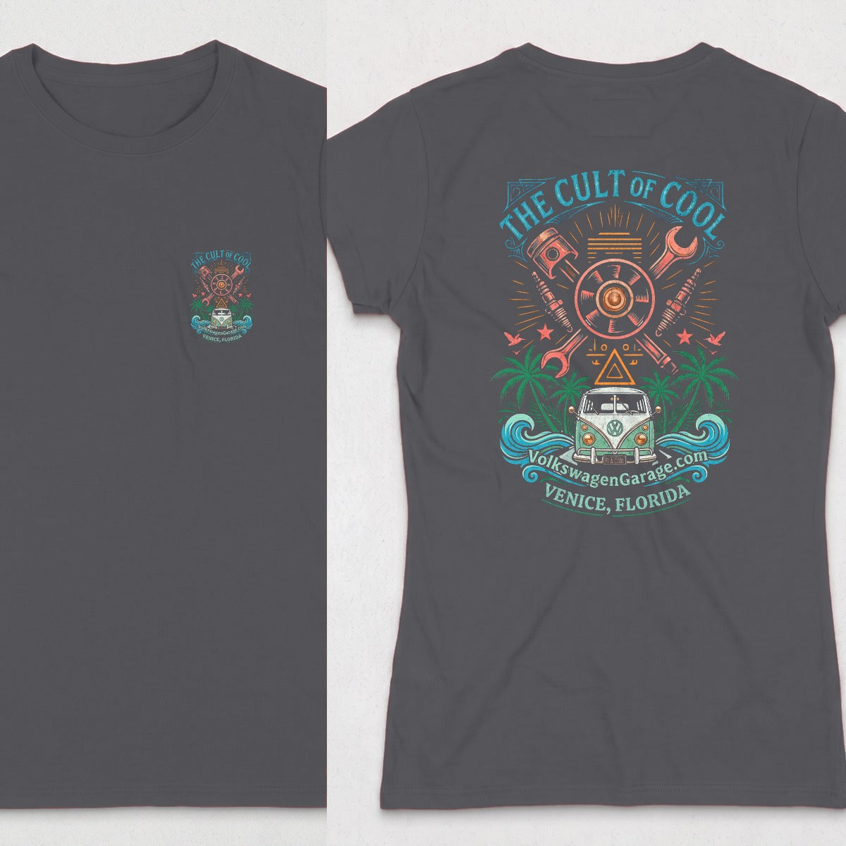 Dark Heather | Front & Back