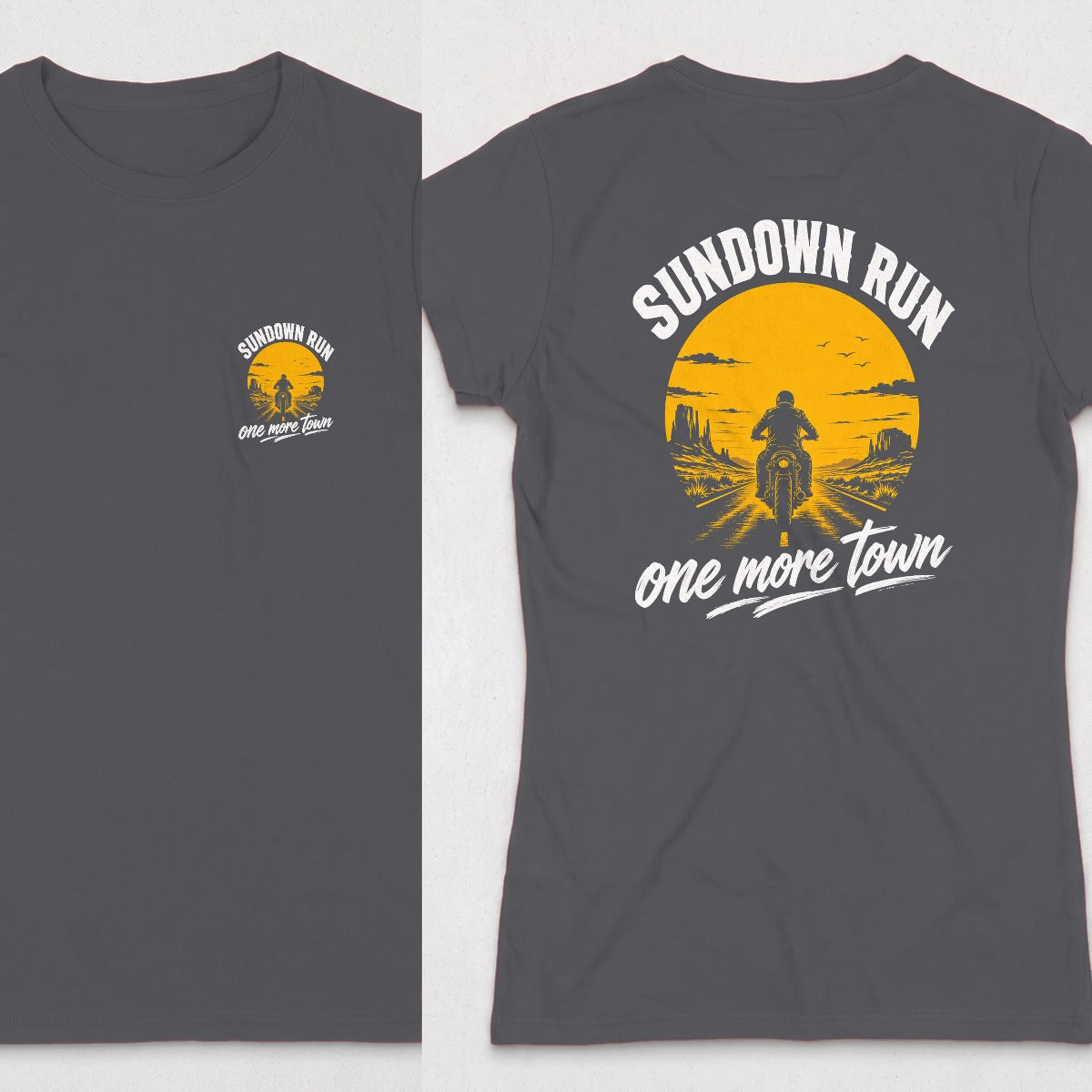 Dark Heather | Front & Back