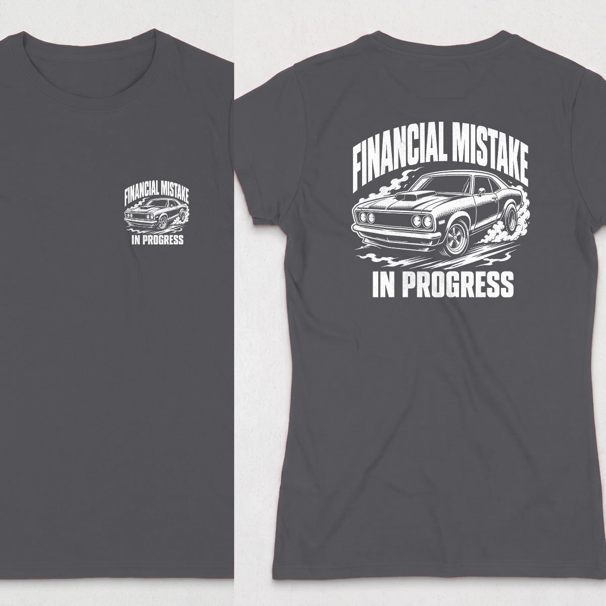Dark Heather | Front & Back