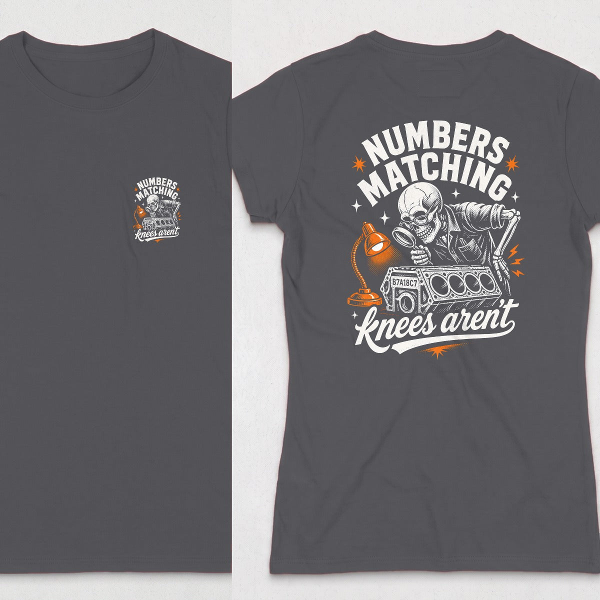 Dark Heather | Front & Back