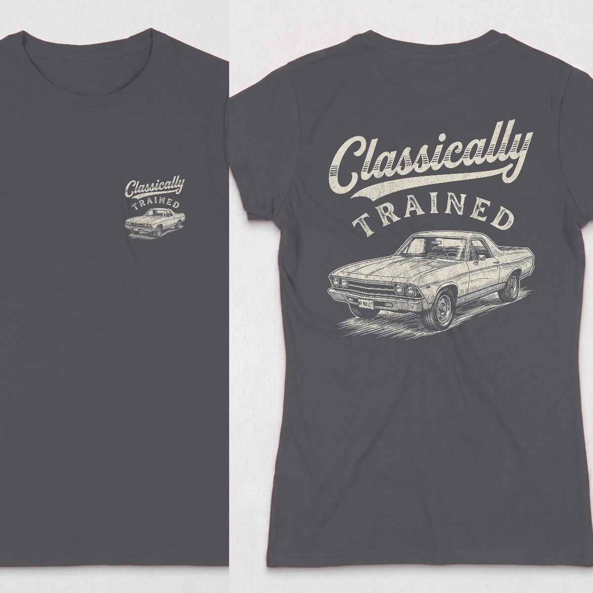 Dark Heather | Front & Back