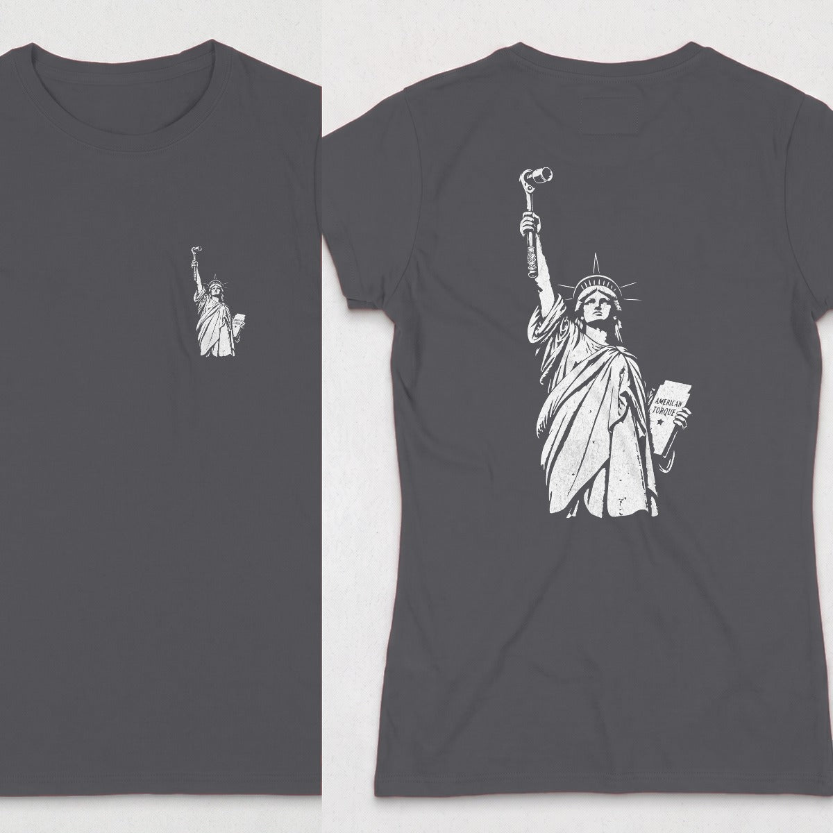Dark Heather | Front & Back