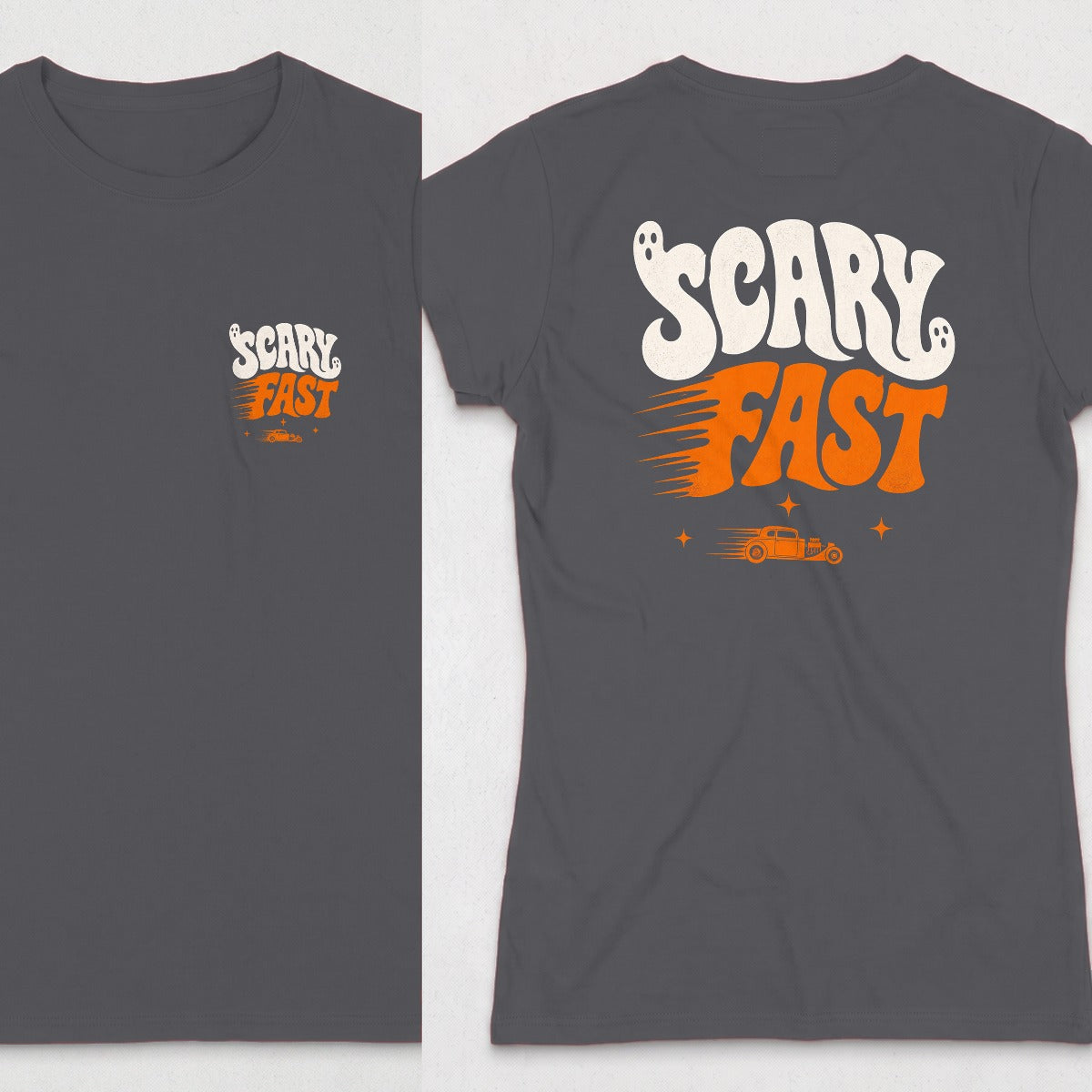 Dark Heather | Front & Back