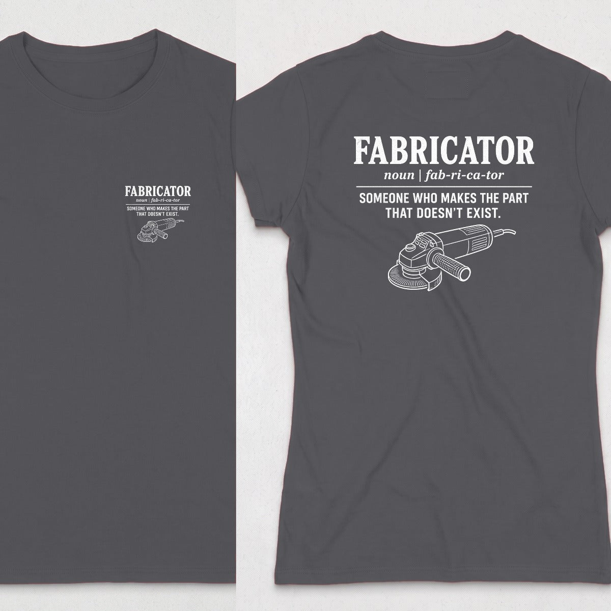 Dark Heather | Front & Back