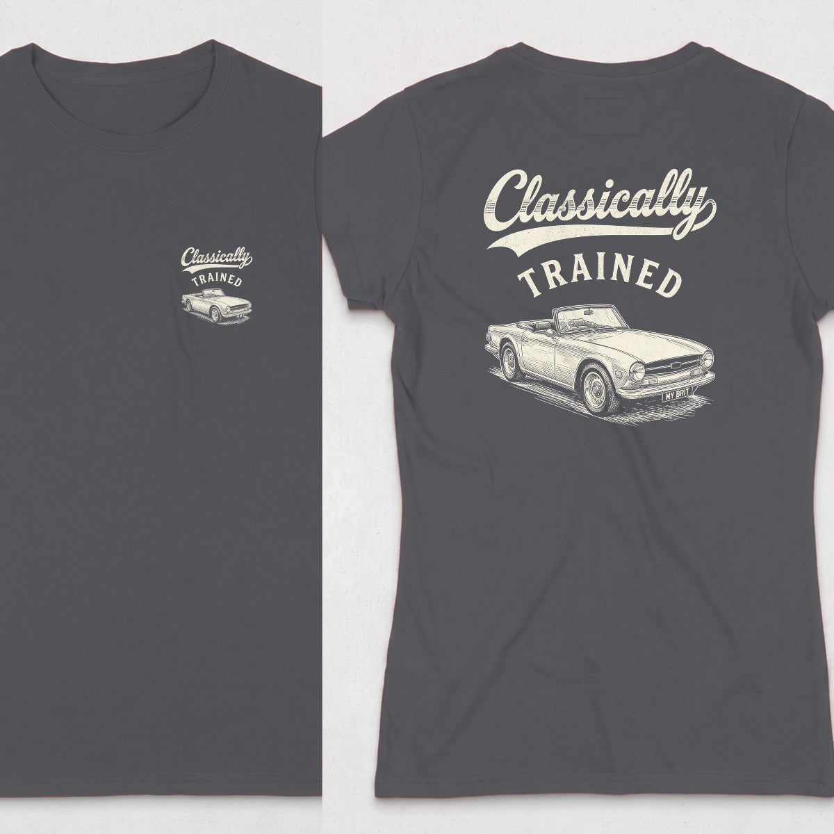 Dark Heather | Front & Back