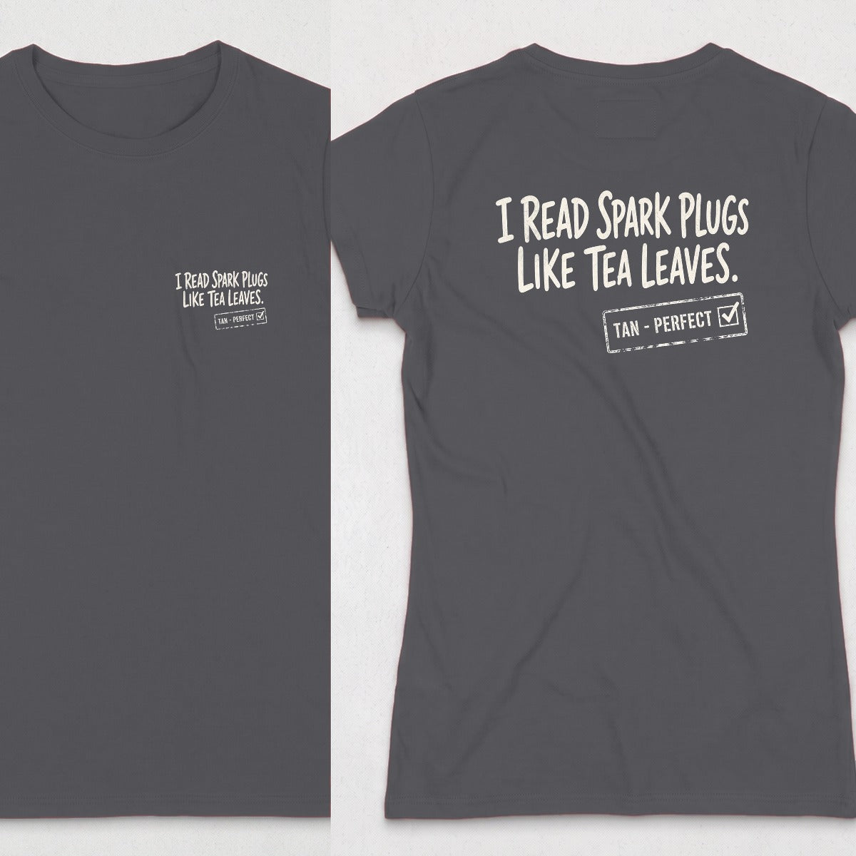 Dark Heather | Front & Back