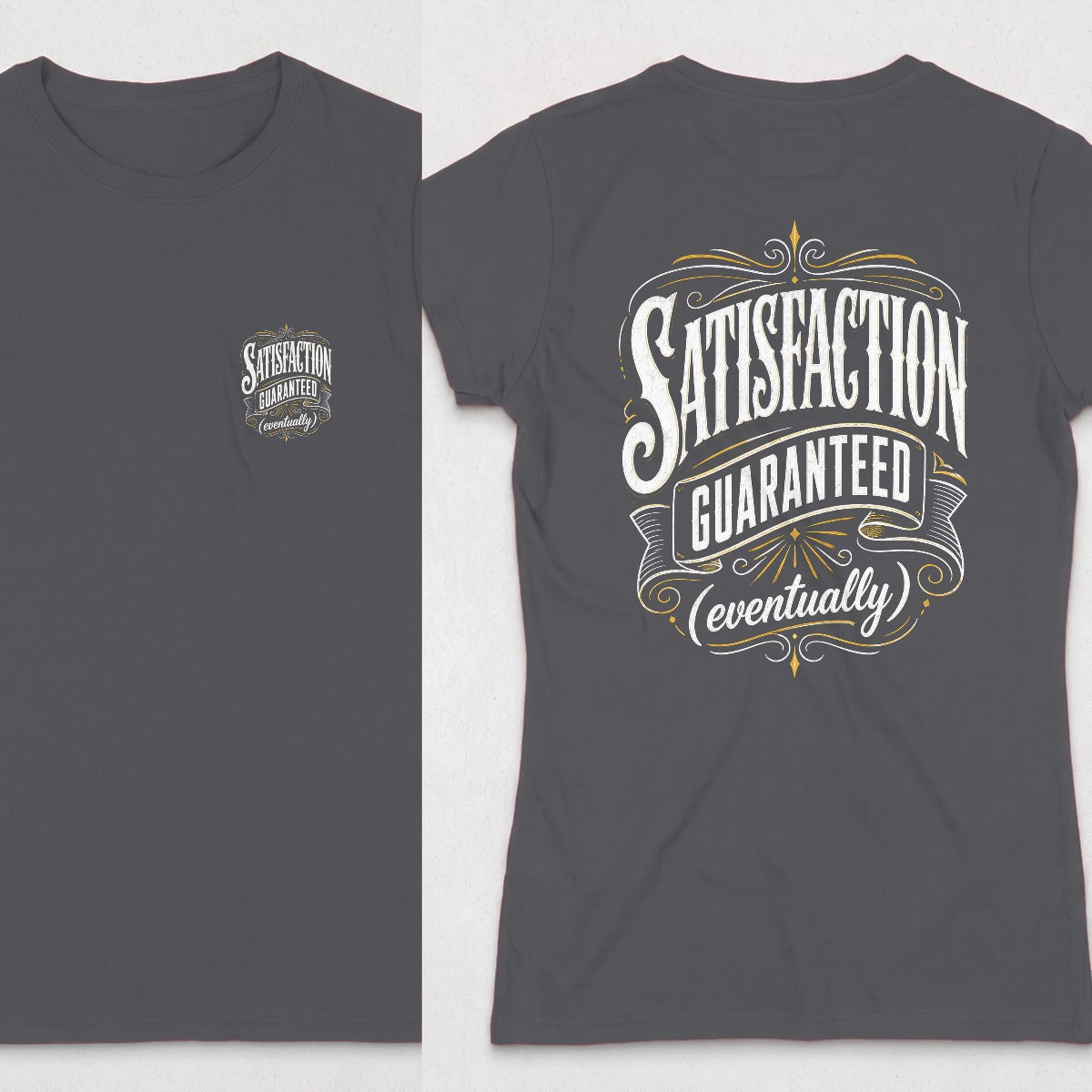 Dark Heather | Front & Back
