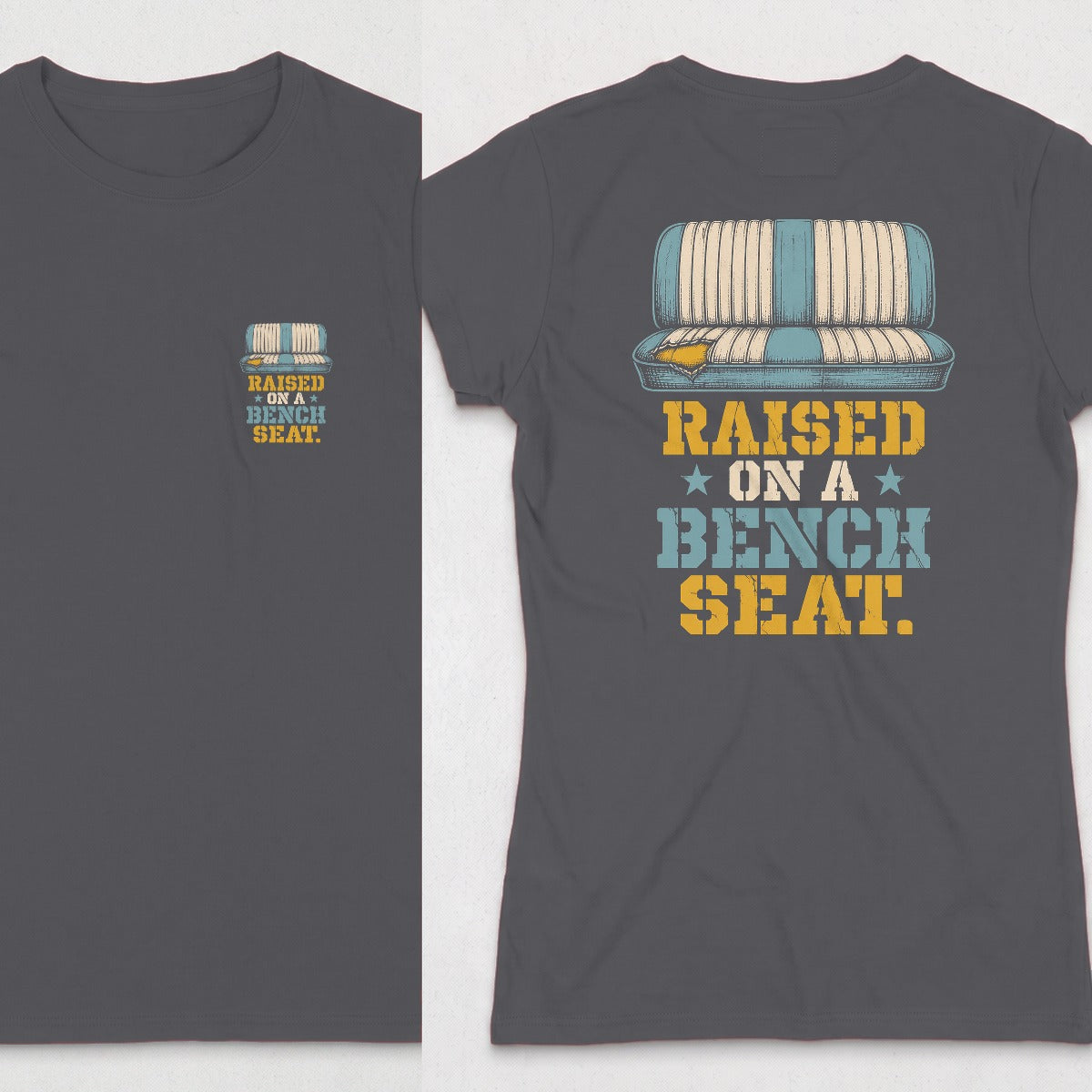 Dark Heather | Front & Back