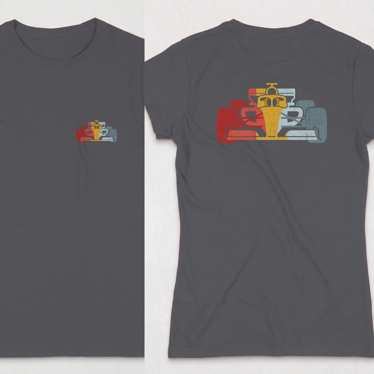 Dark Heather | Front & Back