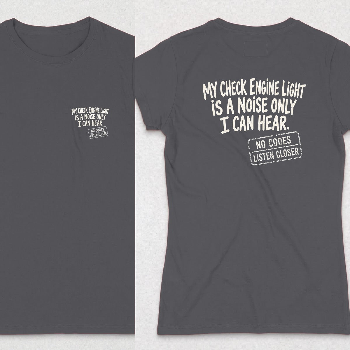 Dark Heather | Front & Back