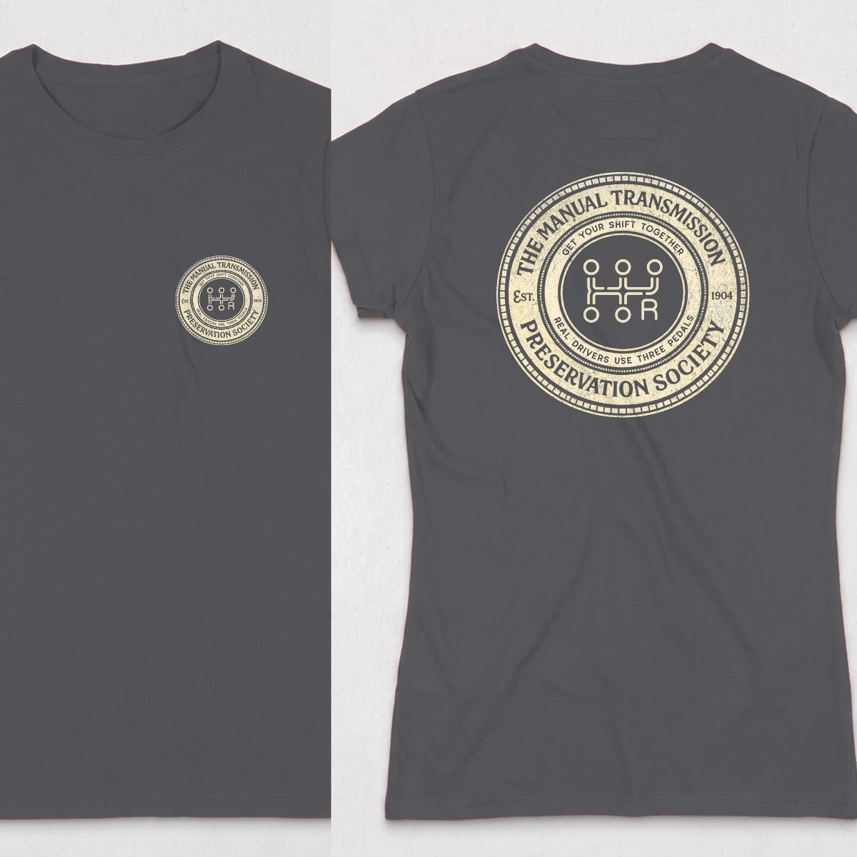Dark Heather | Front & Back