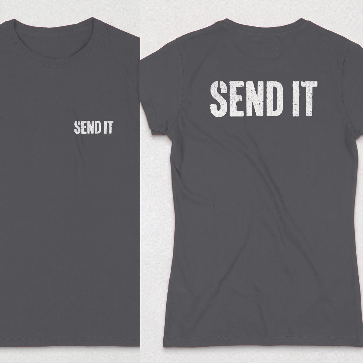 Dark Heather | Front & Back