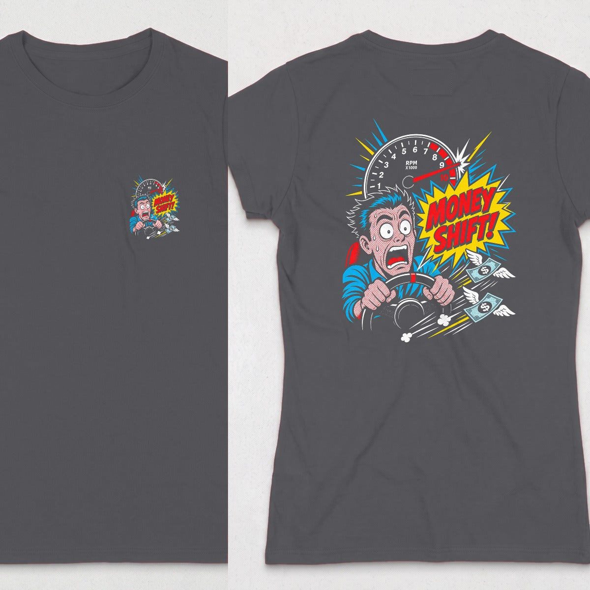 Dark Heather | Front & Back