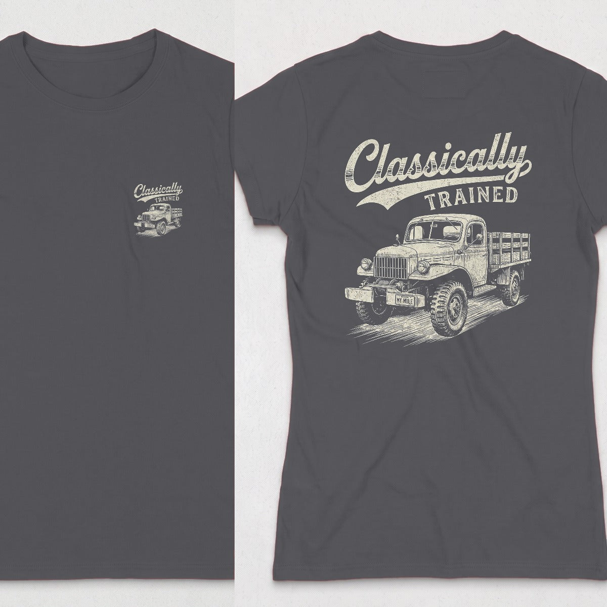 Dark Heather | Front & Back