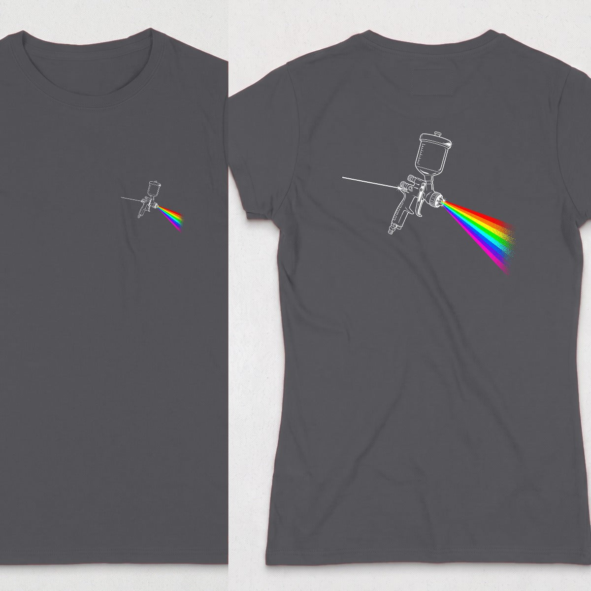 Dark Heather | Front & Back