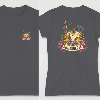Dark Heather | Front & Back